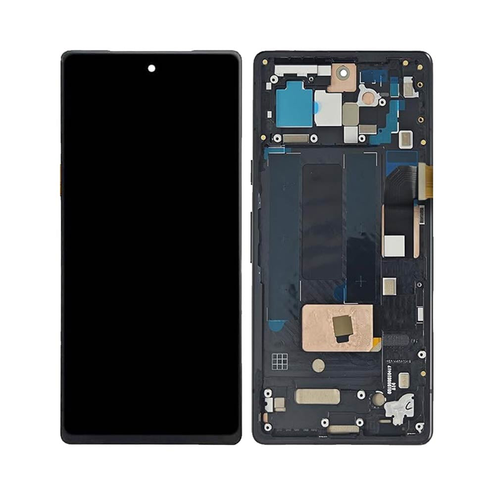 Écran complet avec châssis Pixel 7a – Noir – Compatible OLED
