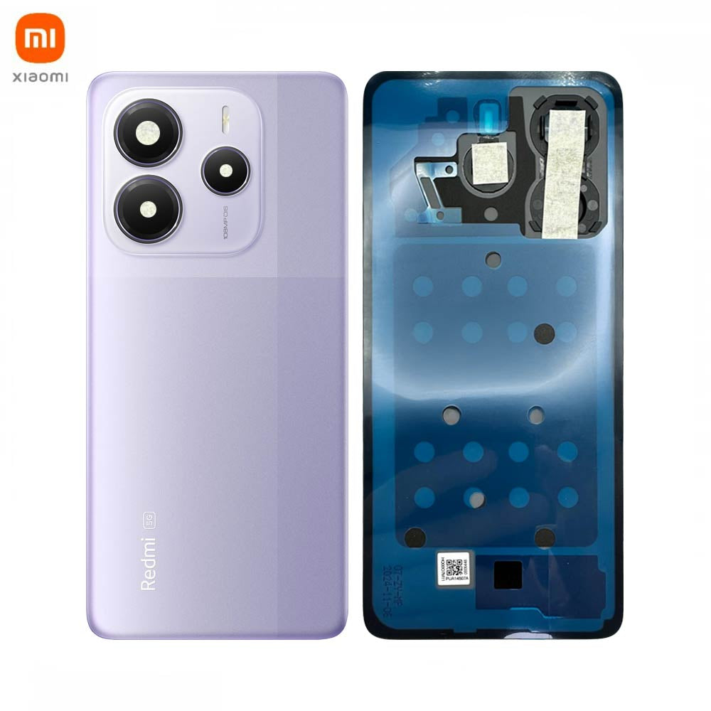 Vitre arrière Xiaomi Redmi Note 14 4G Version EU – Violet brumeux – Original