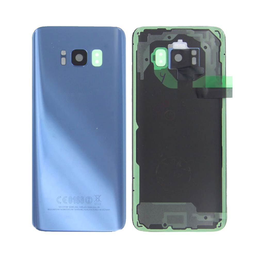 Vitre arrière Galaxy S8 Plus – Bleu – Compatible Premium