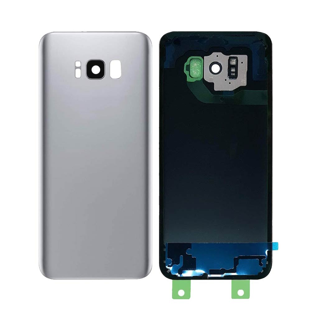Vitre arrière Galaxy S8 Plus – Argent – Compatible Premium