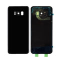 Vitre arrière Galaxy S8 Plus – Noir carbone – Compatible Premium