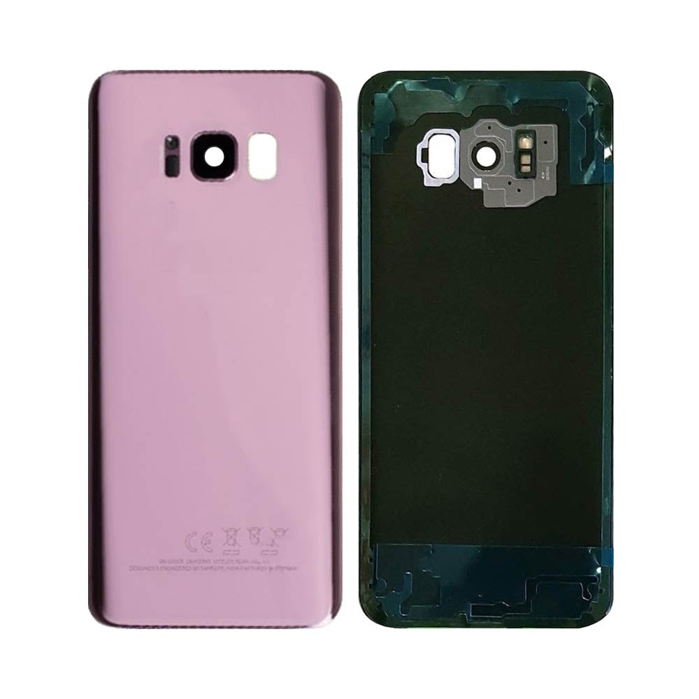 Vitre arrière Galaxy S8 Plus – Rose – Compatible Premium