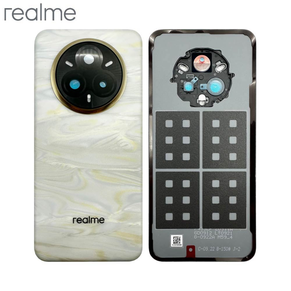 Vitre arrière Realme 14 Pro 5G – Blanc perle – Original