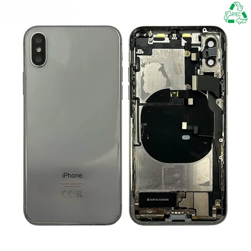 Châssis équipé iPhone X (Grade A) – Argent – Original démonté