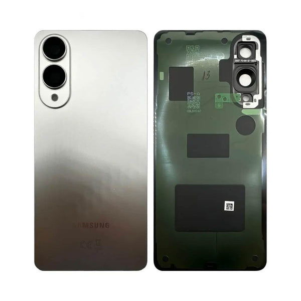 Vitre arrière Galaxy S25 Edge – Titane argent – Compatible Premium