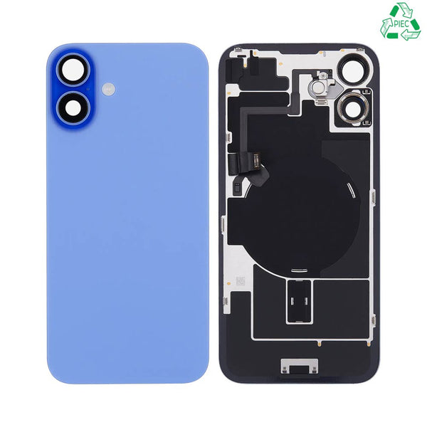 Vitre arrière iPhone 16 Plus – Bleu outremer – Compatible