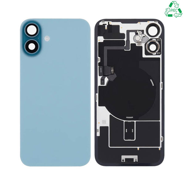 Vitre arrière iPhone 16 Plus – Bleu sarcelle – Compatible