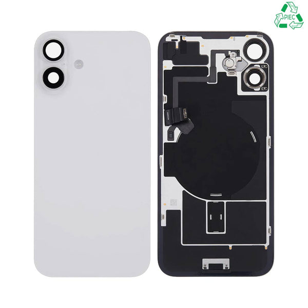 Vitre arrière iPhone 16 Plus – Blanc – Compatible