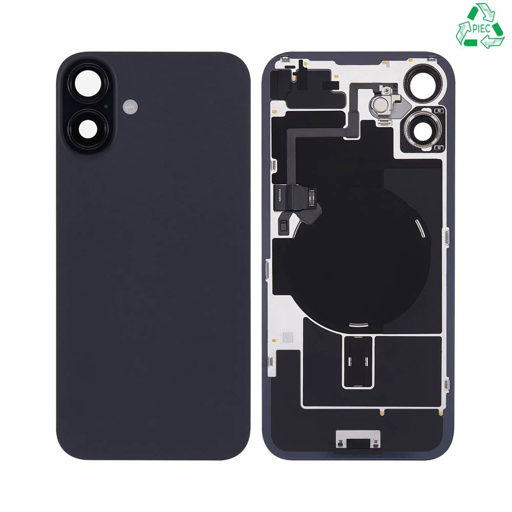 Vitre arrière iPhone 16 Plus – Noir – Compatible