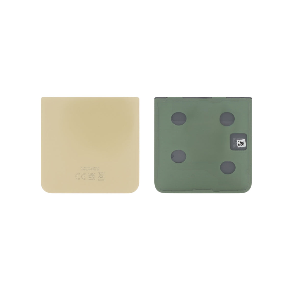 Vitre arrière Galaxy Z Flip4 – Jaune – Original Samsung (Service Pack)