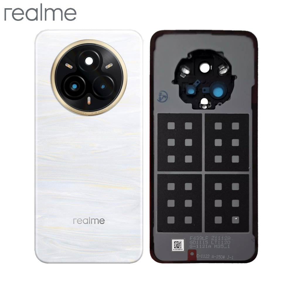Vitre arrière Realme 14 Pro+ – Blanc perle – Original