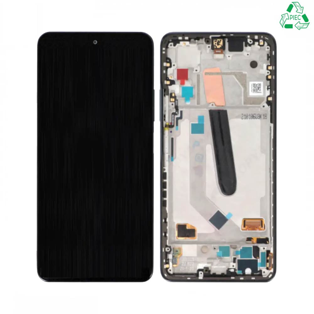 Écran complet avec châssis Xiaomi Mi 11 Pro / Mi 11X Pro – Noir – Original démonté