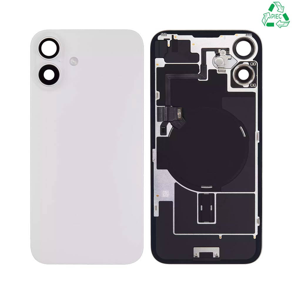 Vitre arrière iPhone 16 Plus Grade A++ – Blanc – Original démonté