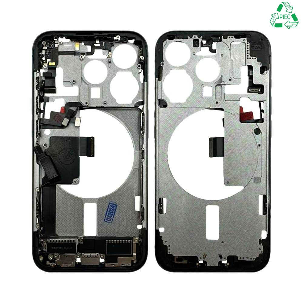 Châssis complet iPhone 15 Pro – (Version US) Noir – Compatible