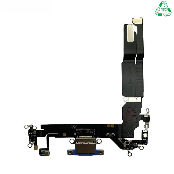 Connecteur de charge iPhone 16 – Bleu outremer – Original démonté