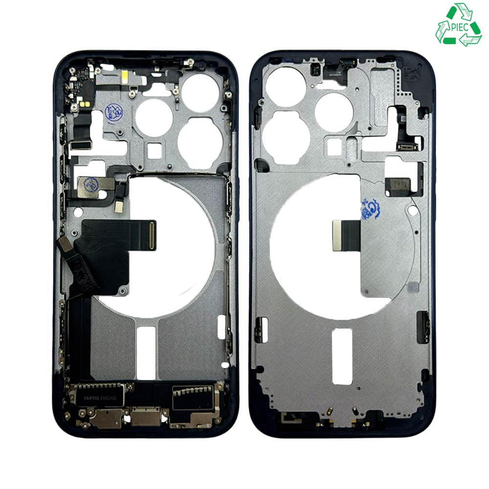 Châssis complet iPhone 15 Pro – Titane Bleu – Original démonté