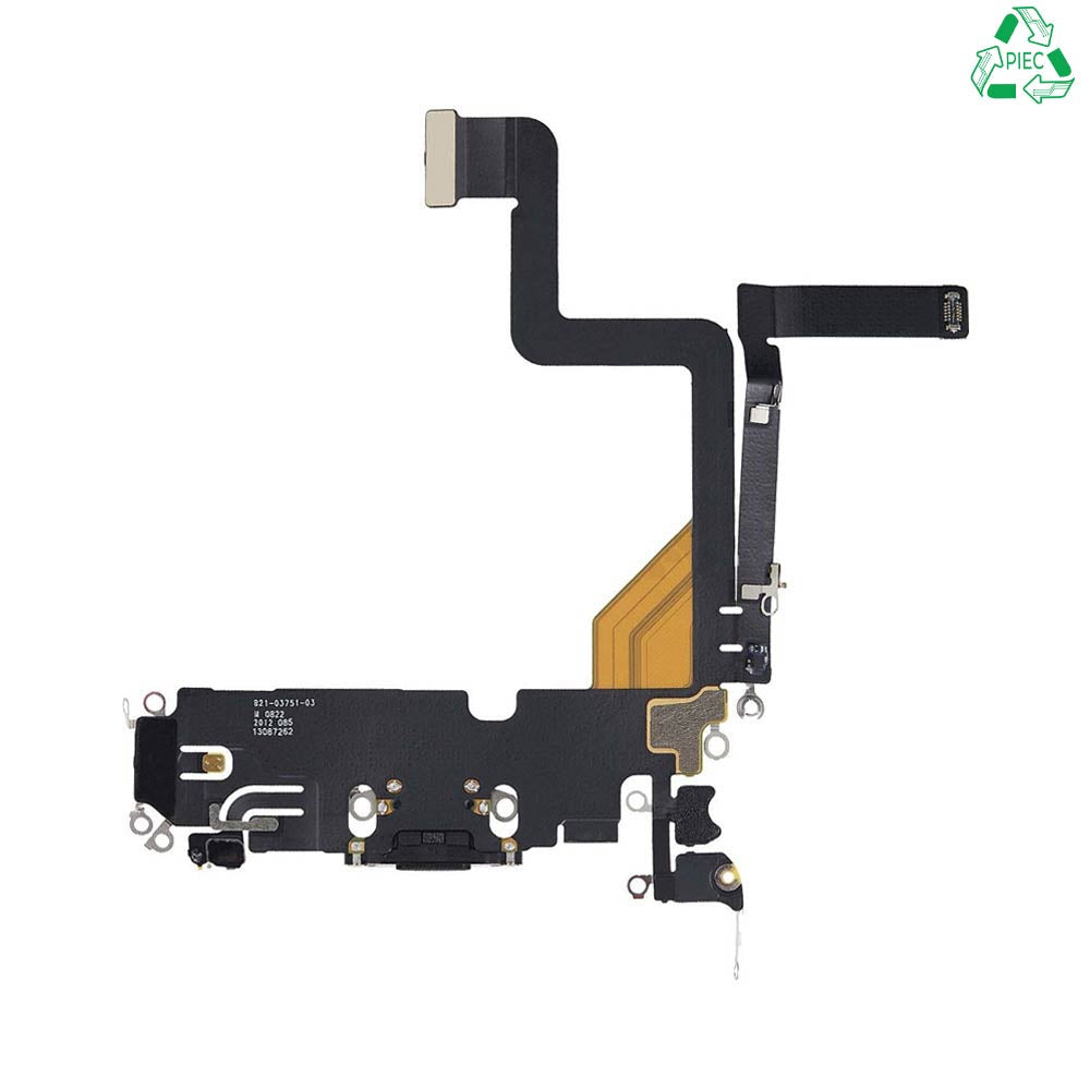 Connecteur de charge iPhone 14 Pro – Noir sidéral – Original démonté