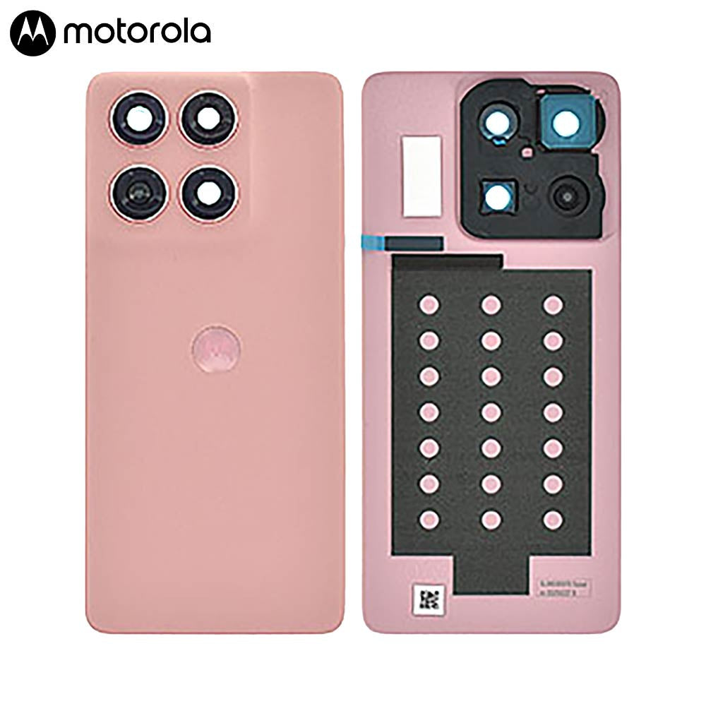 Vitre arrière Motorola Edge 60 Fusion – Rose zéphyr – Original