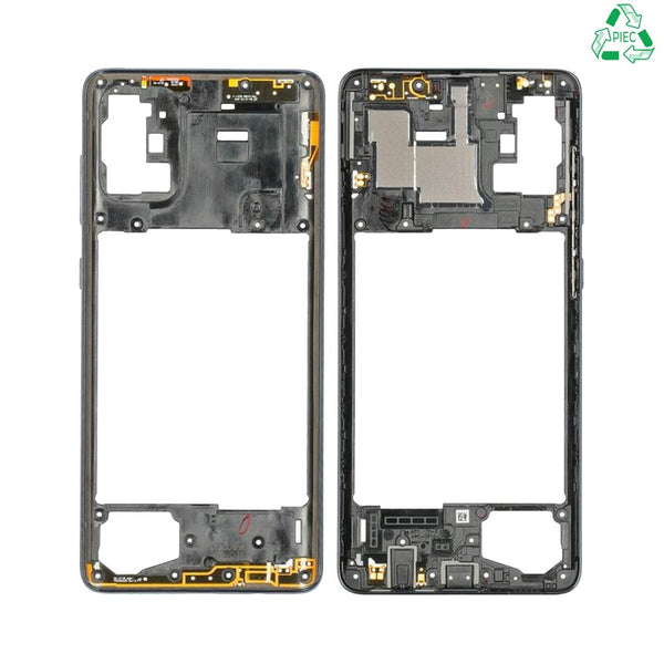 Châssis équipé Galaxy A71 – Noir prismatique – Original reconditionné