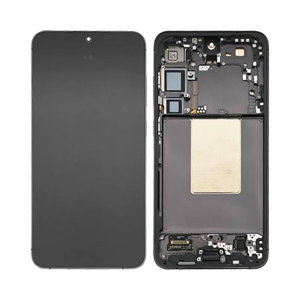 Écran complet avec châssis Galaxy S24 Plus 5G – Noir – Soft OLED