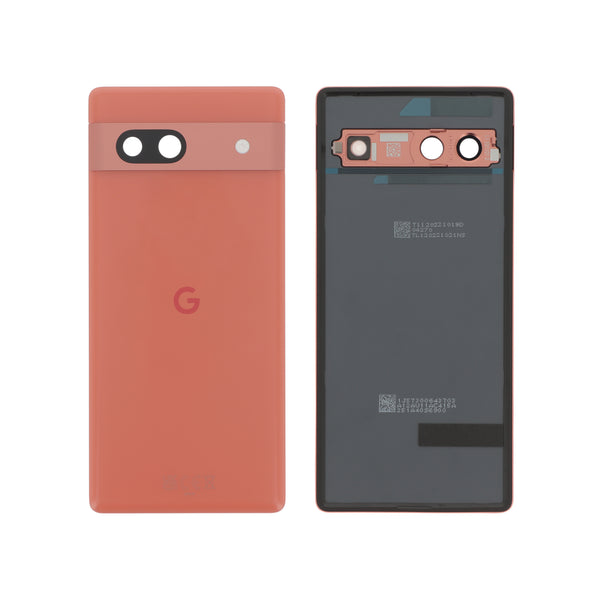 Vitre arrière Pixel 7a – Corail – Original Google (Service Pack)
