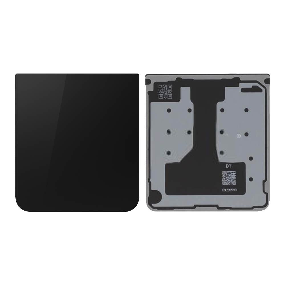 Vitre arrière Galaxy Z Flip 7 FE – Noir – Compatible Premium