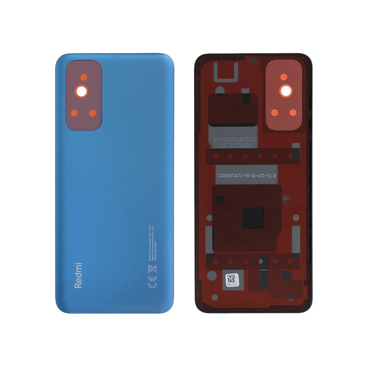 Vitre arrière bleu Redmi Note 11S – Crepuscule – Original Xiaomi (Service Pack)