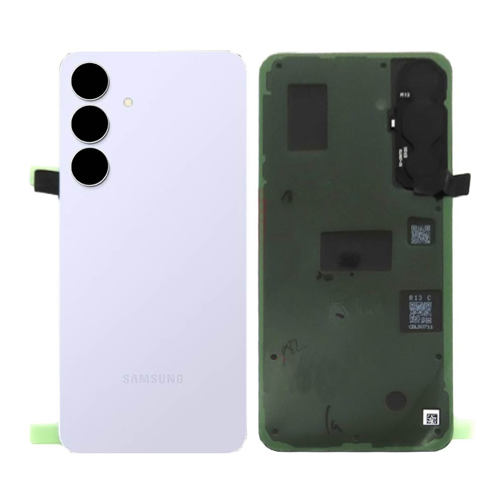 Vitre arrière Galaxy S25 FE – Bleu clair – Compatible Premium