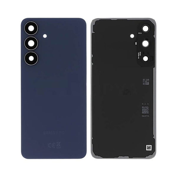 Vitre arrière Galaxy S25 FE – Bleu nuit – Compatible Premium