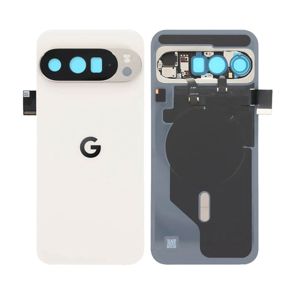 Vitre arrière Pixel 10 Pro XL – Blanc porcelaine – Compatible Premium