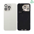Vitre arrière iPhone 15 Pro Max – Titane Blanc – Compatible