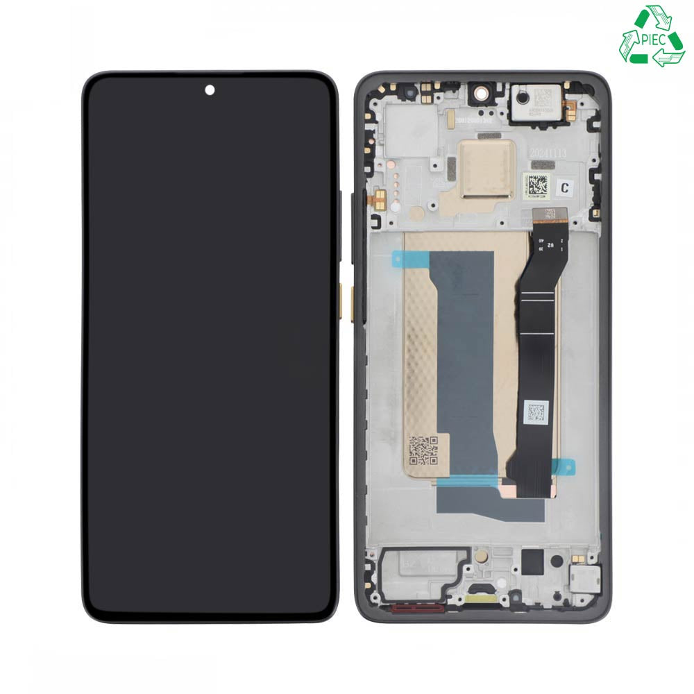 Écran complet avec châssis Xiaomi Poco X7 Pro 5G – Jaune – Original démonté