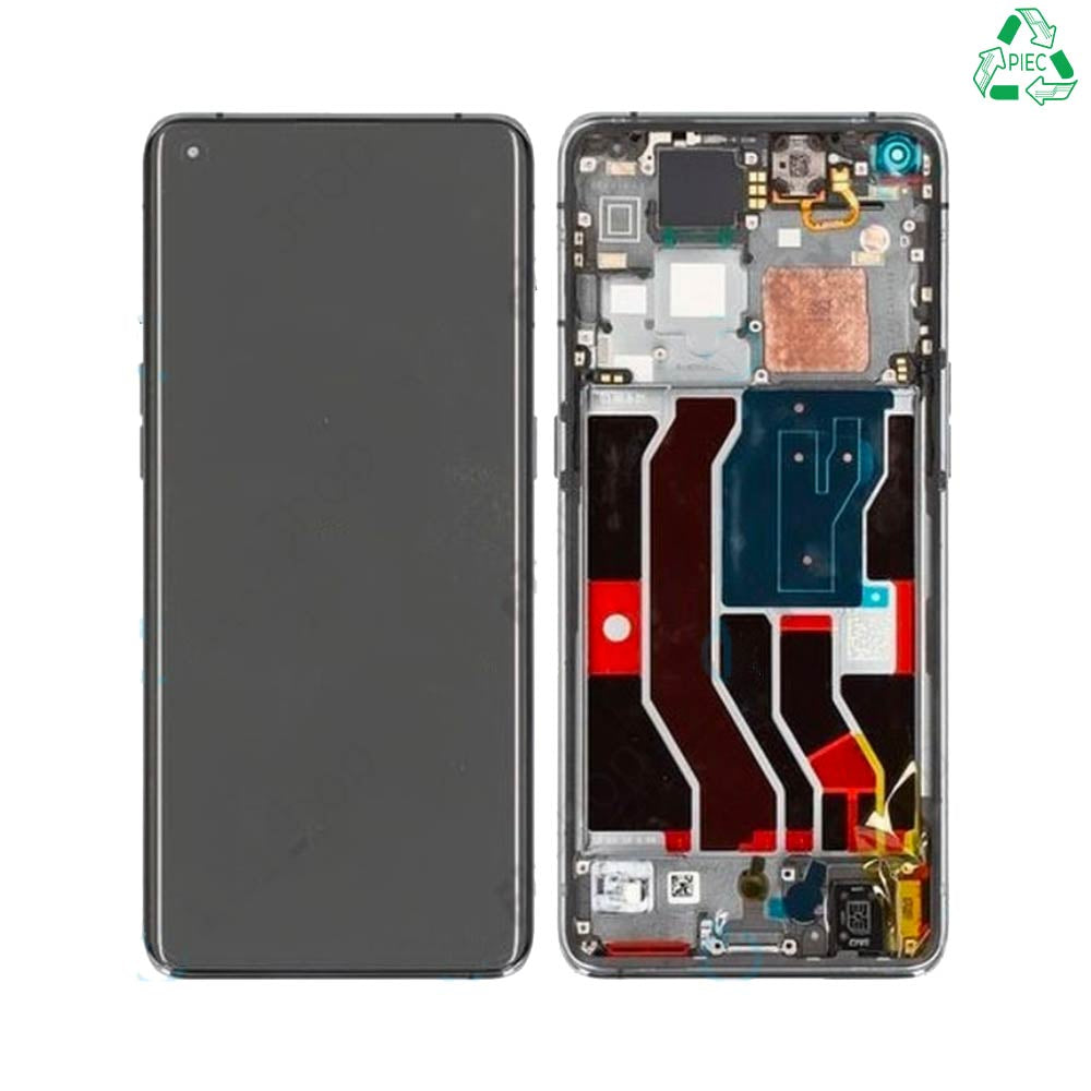Écran complet avec châssis OPPO Find X3 Pro CPH2173 – Noir – Original reconditionné