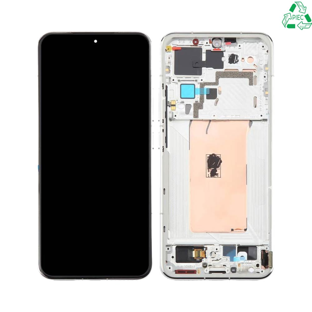 Écran complet avec châssis Xiaomi 15 5G – Blanc – Original démonté