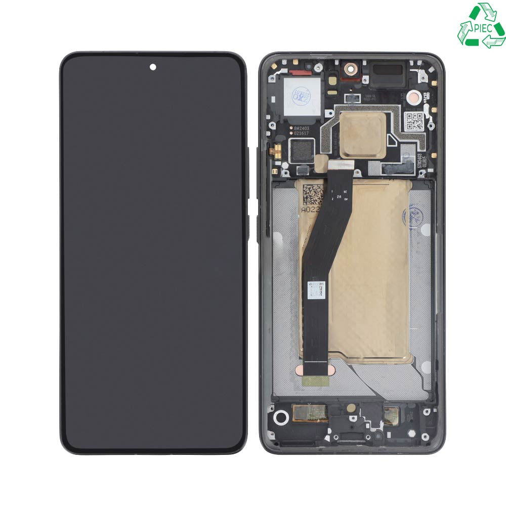 Écran complet avec châssis Xiaomi 14T Pro – Titane noir – Original démonté