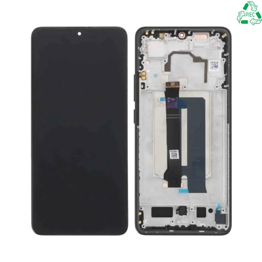 Écran complet avec châssis Xiaomi Poco X6 Pro 5G – Jaune – Original démonté