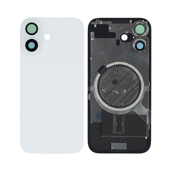 Vitre arrière iPhone 17 (sans Nappe) – Blanc – Compatible Premium