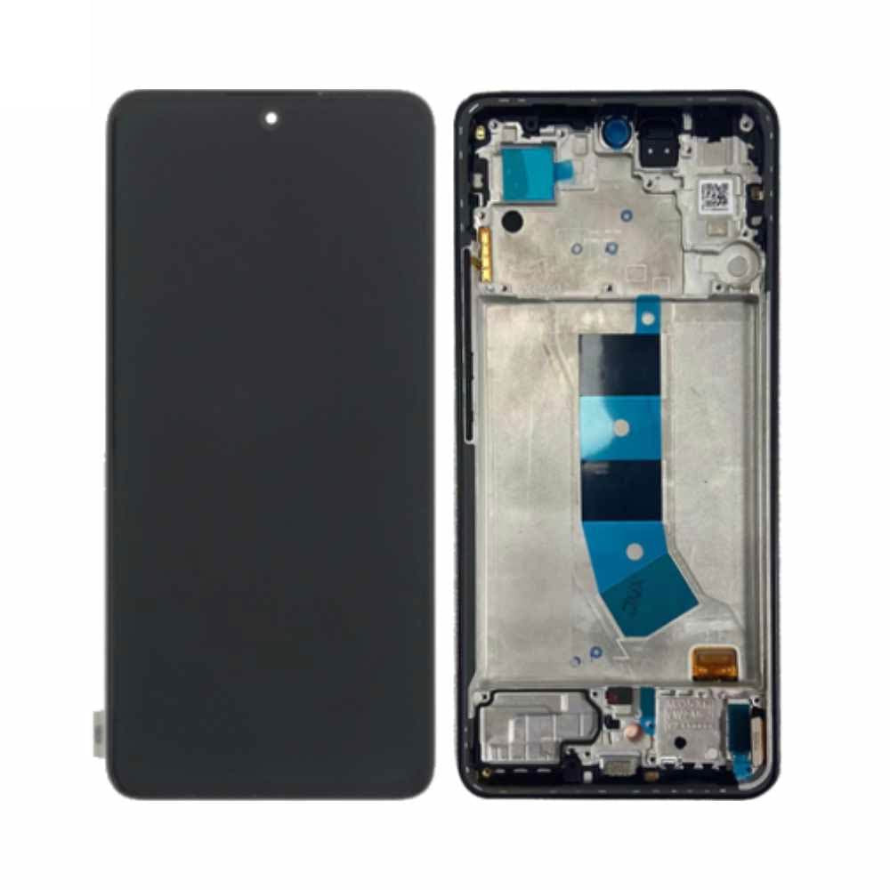 Écran complet avec châssis Xiaomi Redmi Note 13 4G – Bleu givre – Compatible OLED
