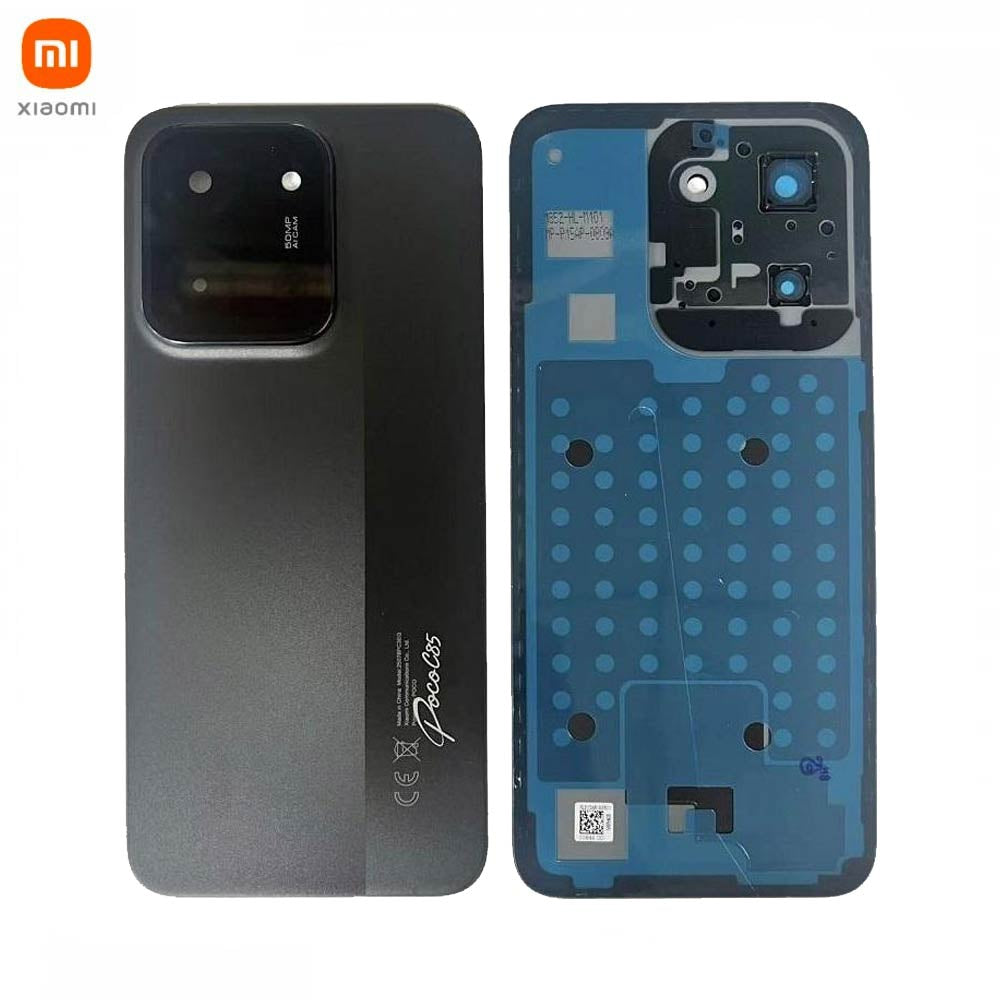 Vitre arrière Xiaomi Poco C85 4G – Noir – Original