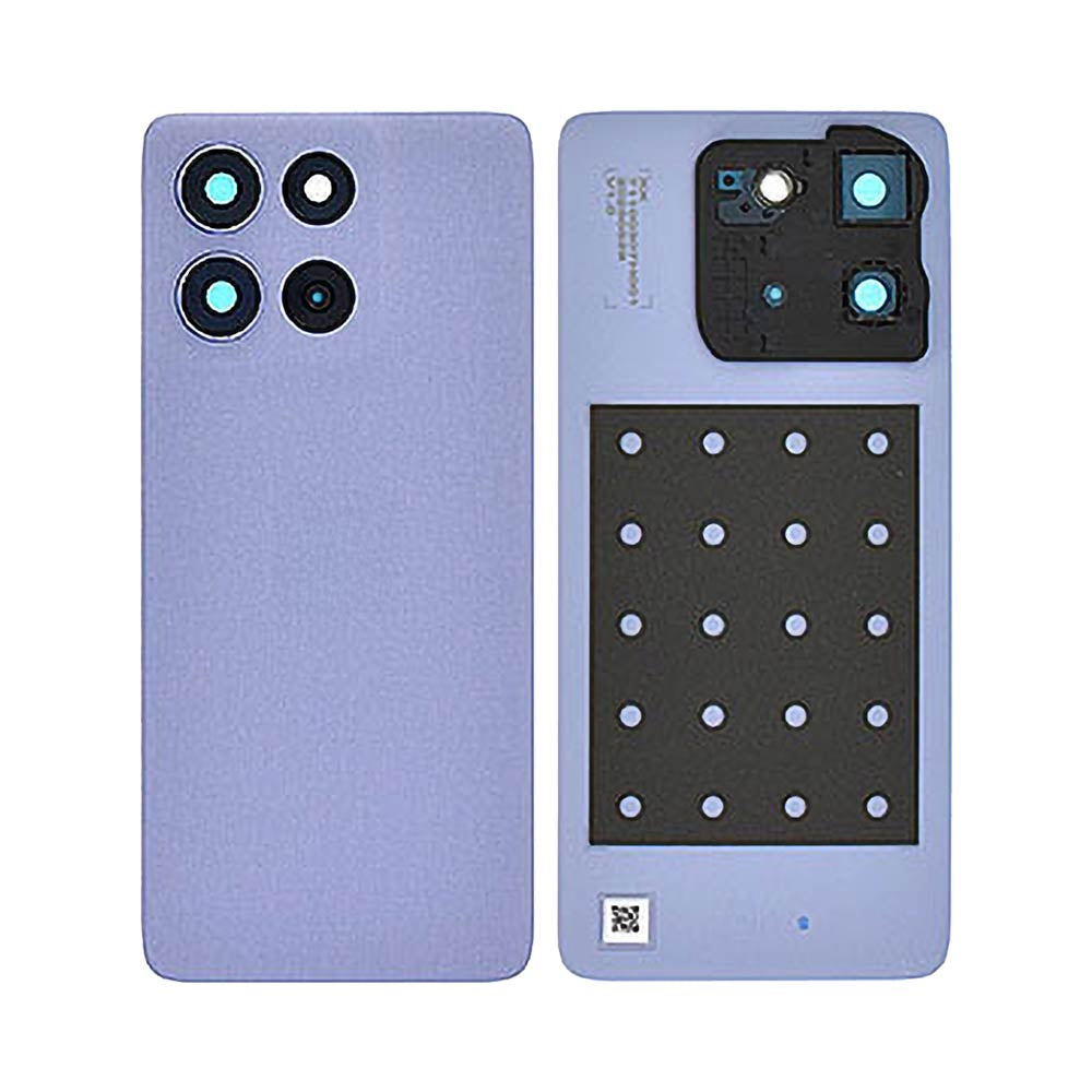 Vitre arrière Motorola Moto G86 Power – Bleu ciel cosmique – Compatible Premium