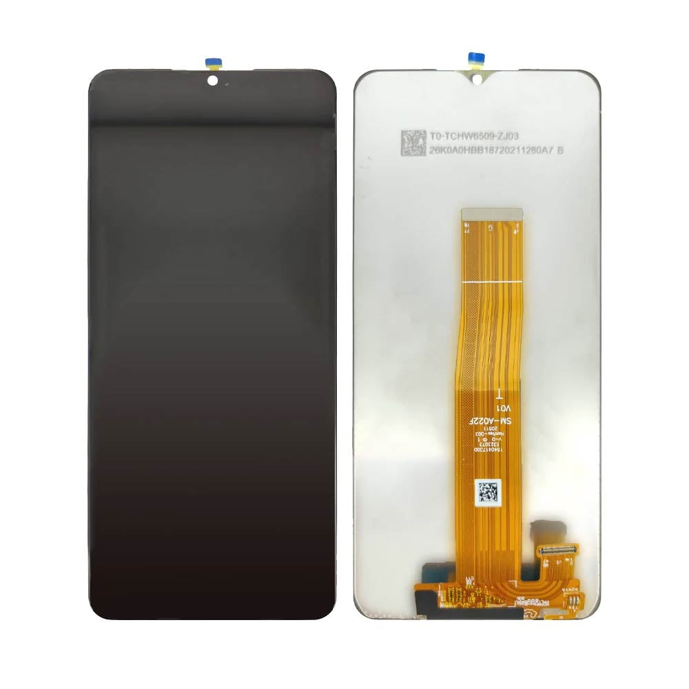 Écran complet Galaxy A02 – Noir – Qualité d'origine