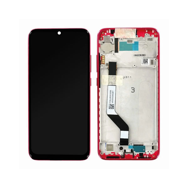 Écran complet Redmi Note 7 – Rouge – Original Xiaomi (Service Pack)