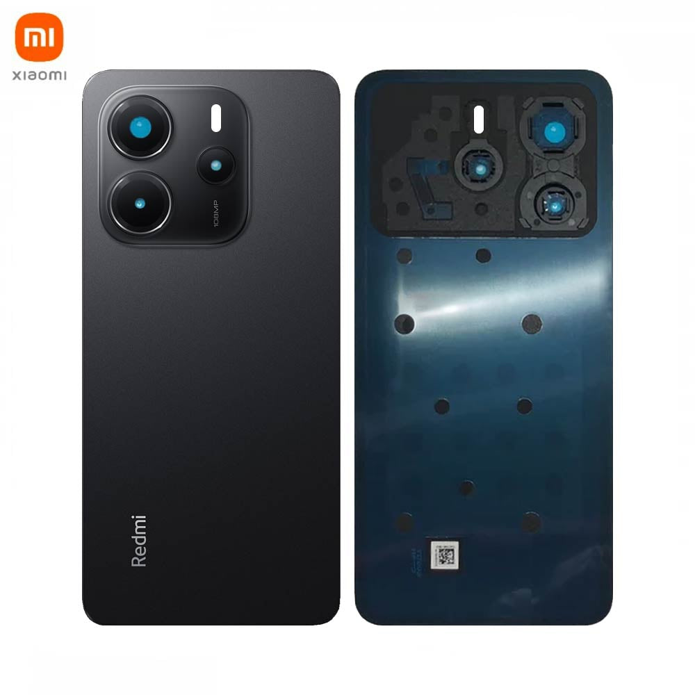 Vitre arrière Xiaomi Redmi Note 14 4G Version EU – Noir – Original
