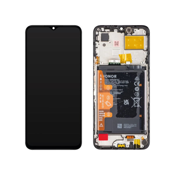 Écran complet Honor 70 Lite – Noir – Original Honor (Service Pack) – batterie intégrée