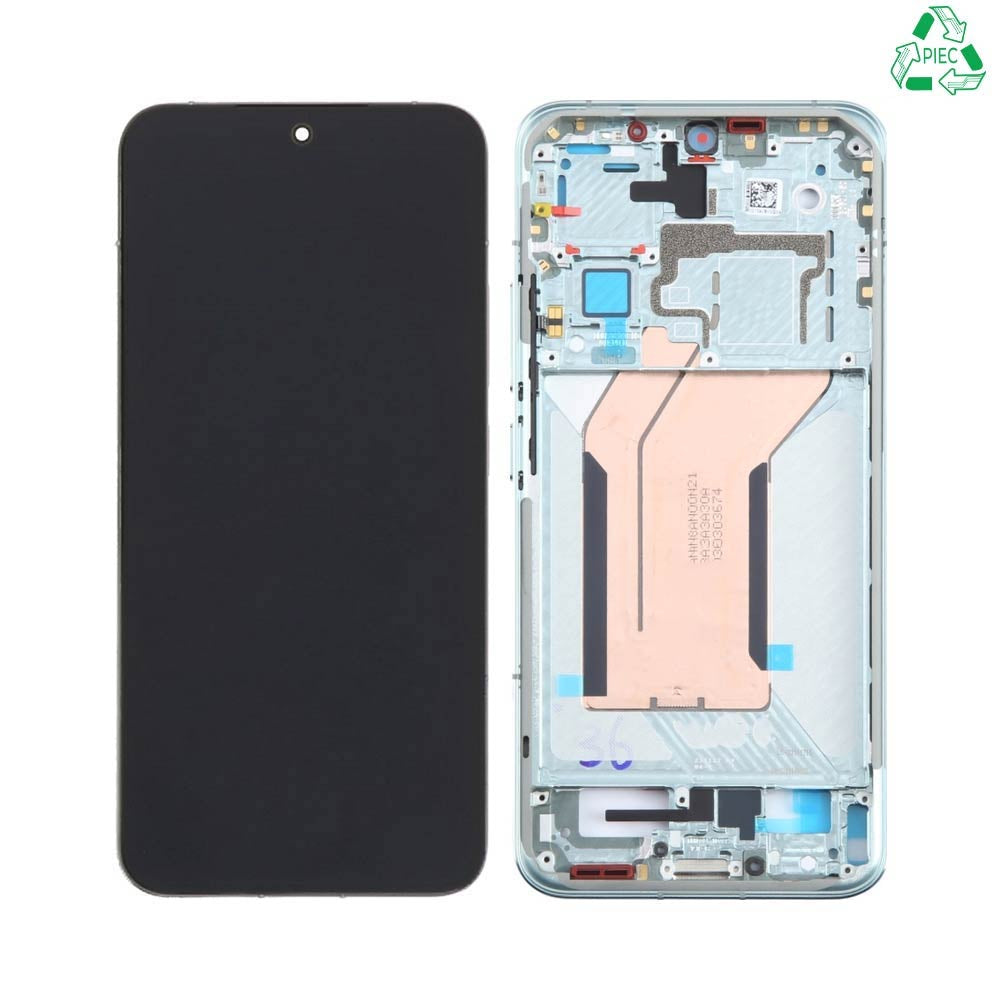 Écran complet avec châssis Xiaomi 14 5G – Vert – Original reconditionné