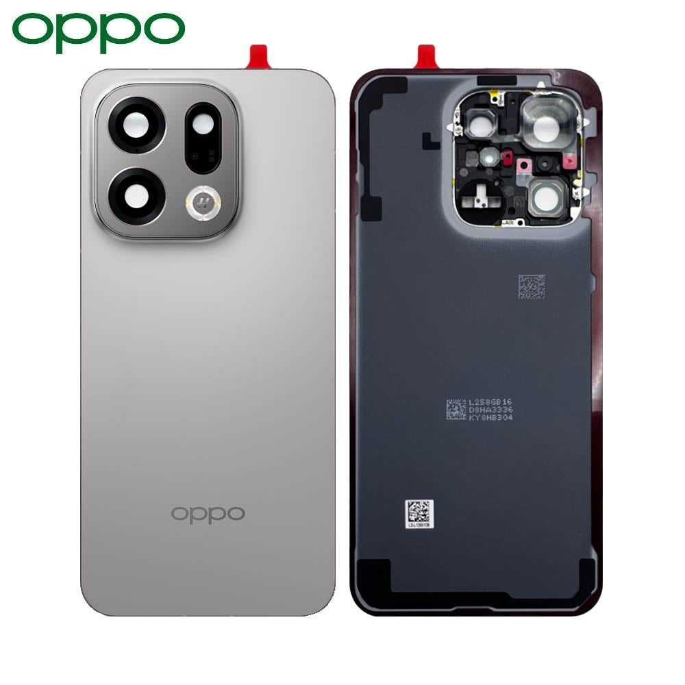 Vitre arrière OPPO Find X9 5G – Titane gris – Original