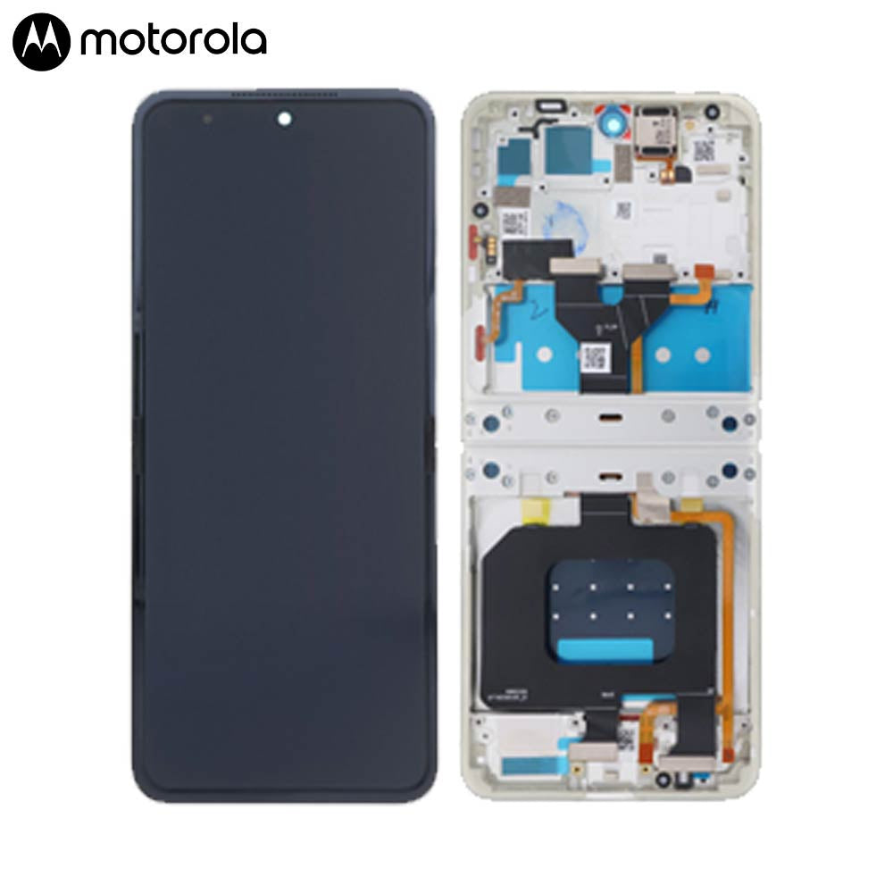 Écran complet Motorola Razr 70 – Blanc éclatant – Original