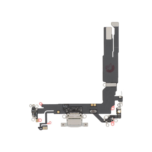 Connecteur de charge iPhone 17 – Blanc – Qualité d'origine