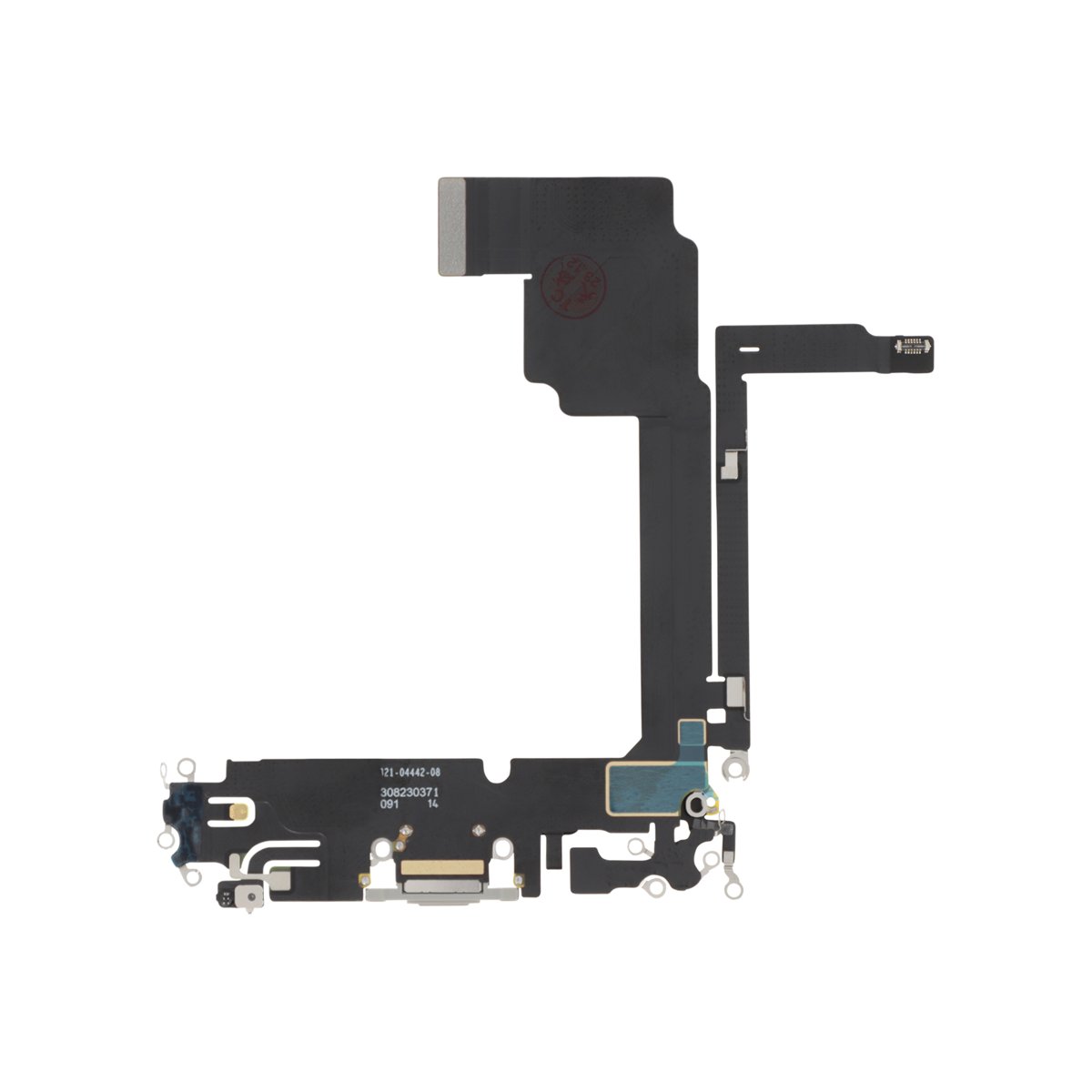 Connecteur de charge iPhone 15 Pro Max – Titane Blanc – Qualité d'origine