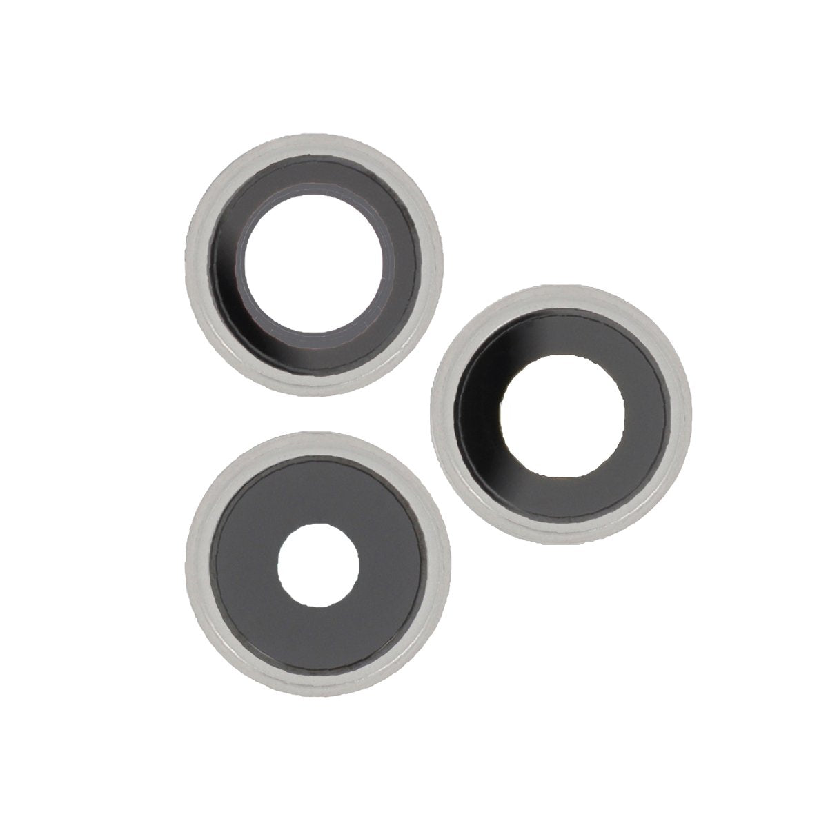Lentille caméra complète iPhone 14 Pro / 14 Pro Max – Argent – lot de 3